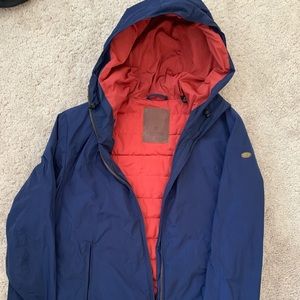 Scotch & Soda winter jacket Navy / Orange